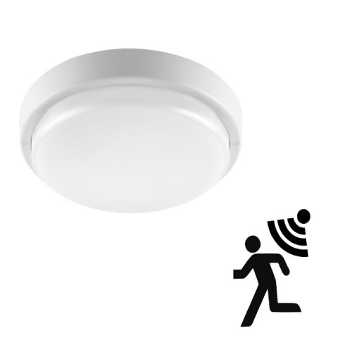 Светильник накладной с микроволновым датчиком Wolta LCL05-20W-R21-4K-SM 220В 20Вт 4000К IP65 картинка 